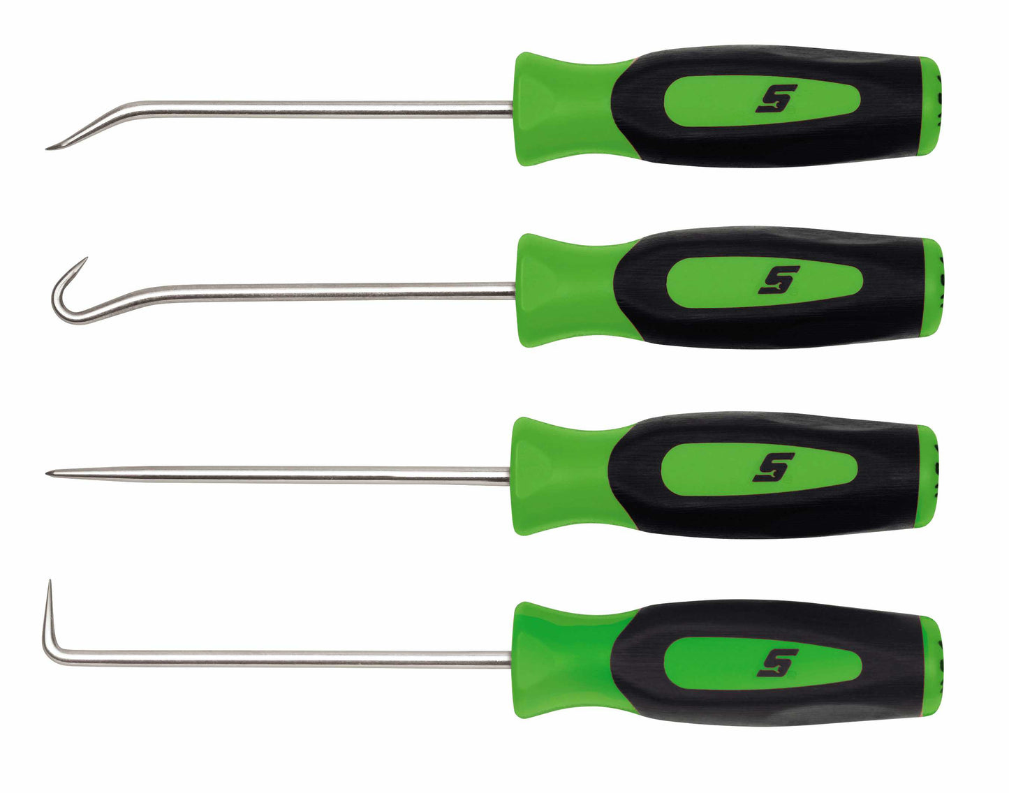Lot de 4 médiators miniatures Instinct® Soft Grip (vert)
