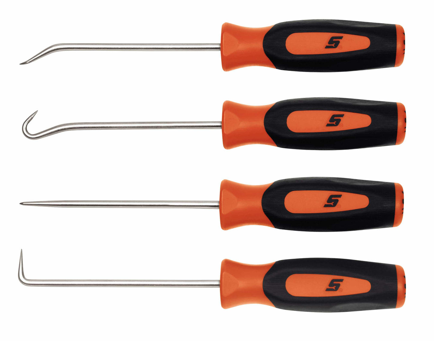Lot de 4 médiators miniatures Instinct® Soft Grip (orange)