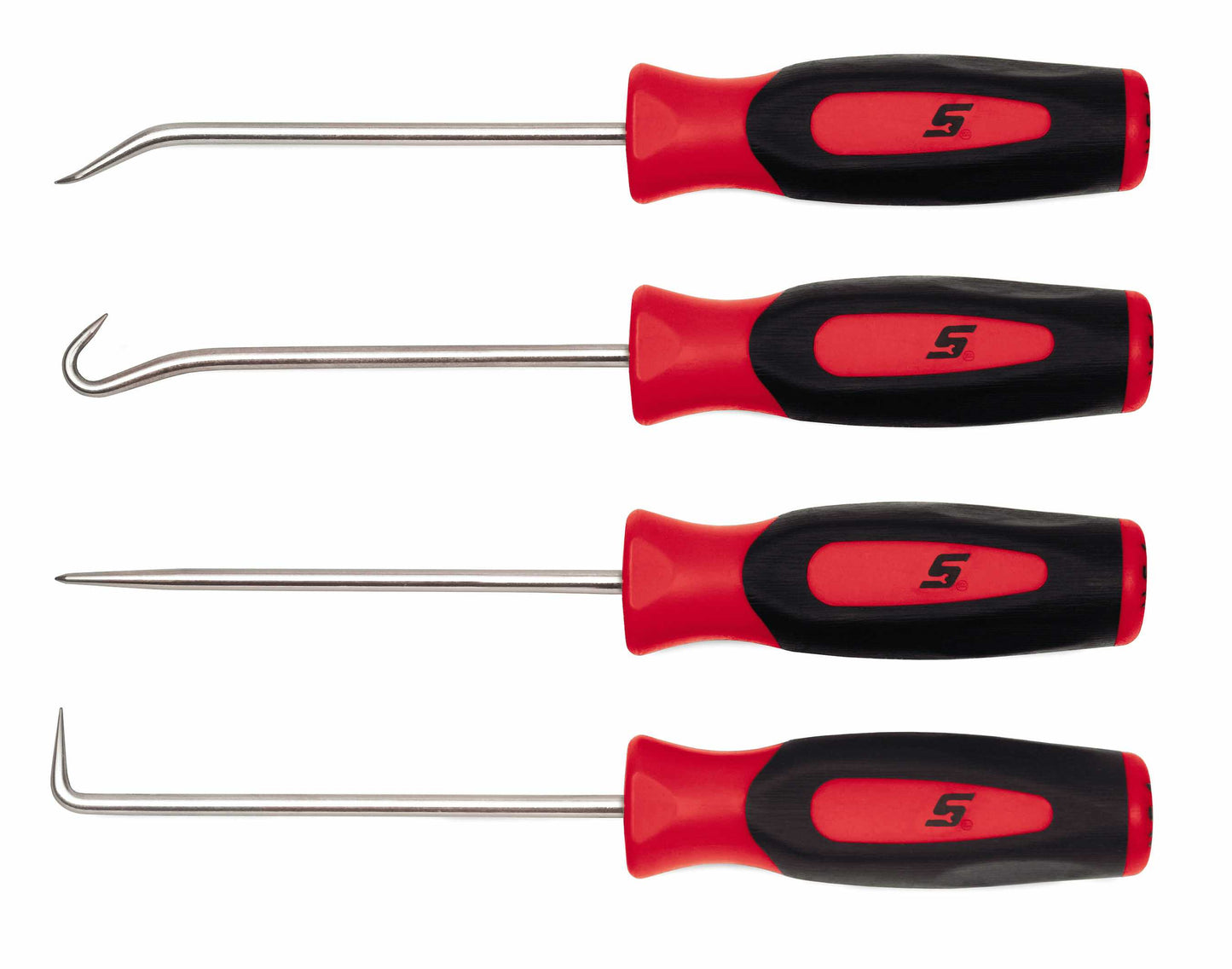 Ensemble de 4 médiators Mini Instinct Soft Grip (rouge)