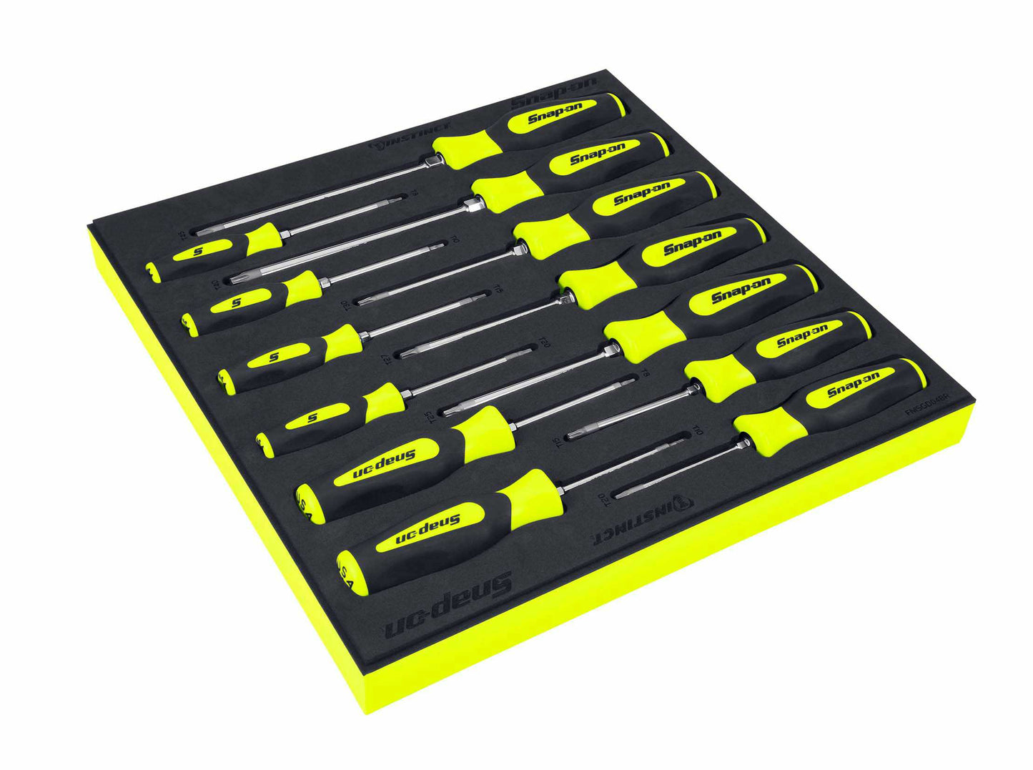 13 pc TORX® Instinct® Soft Grip Combination Screwdriver Set with PRO-FI™ Organization (Hi-Viz)
