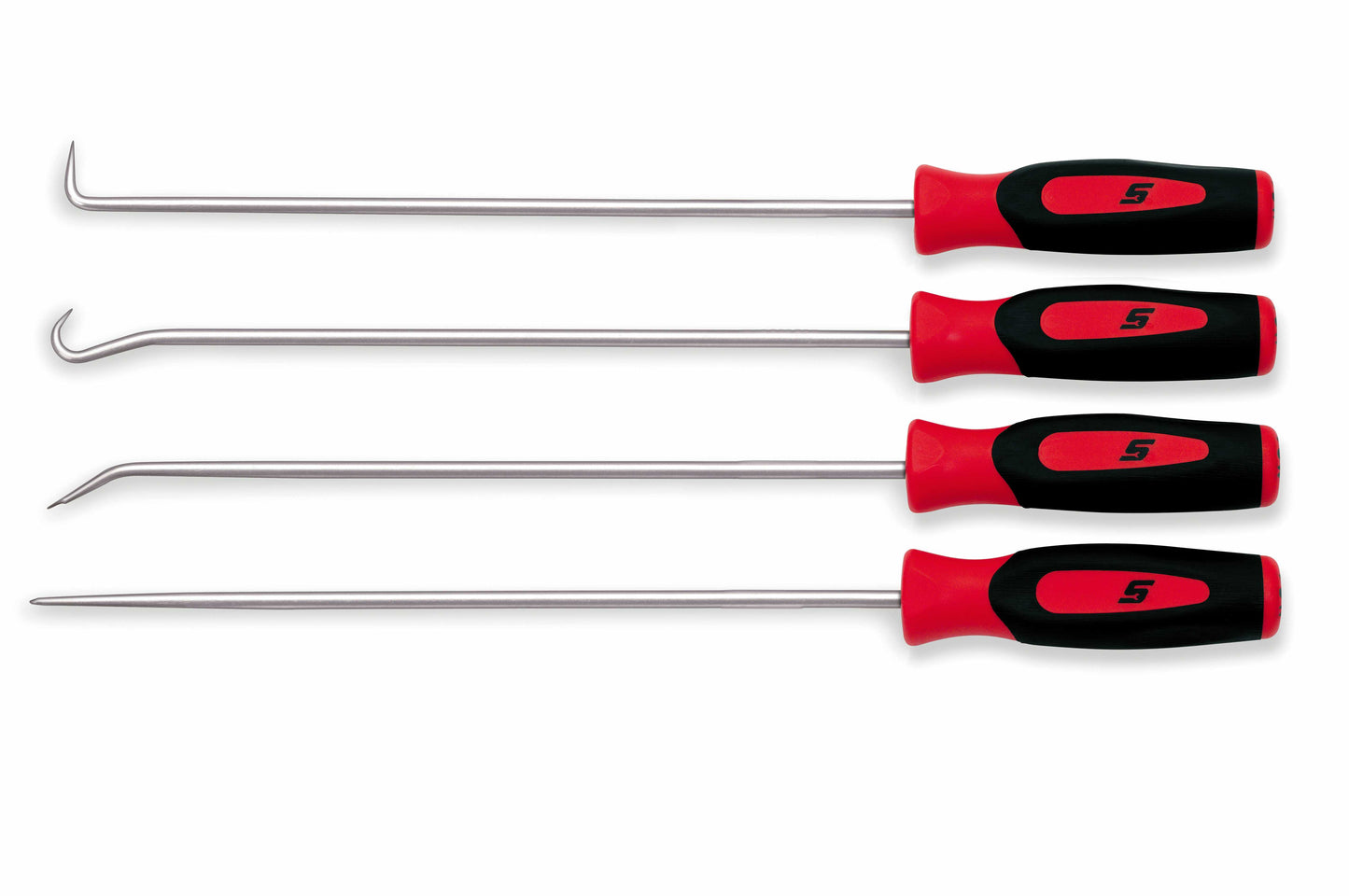 Ensemble de 4 médiators longs Instinct® Soft Grip (rouge)