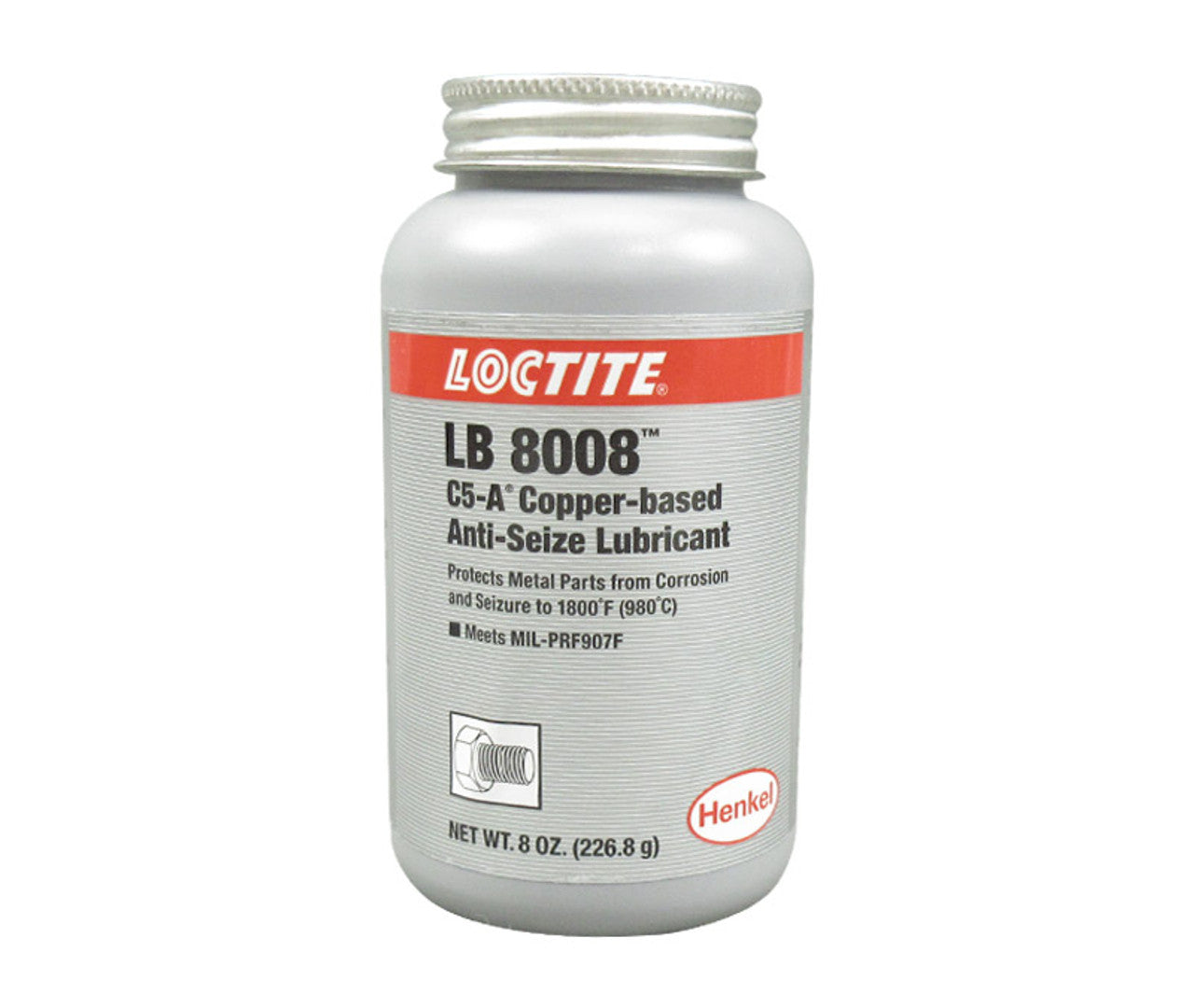 LOCTITE® LB 8008 C5-A, Copper Based Anti-Zeize Lubricant, 8 oz Bottle
