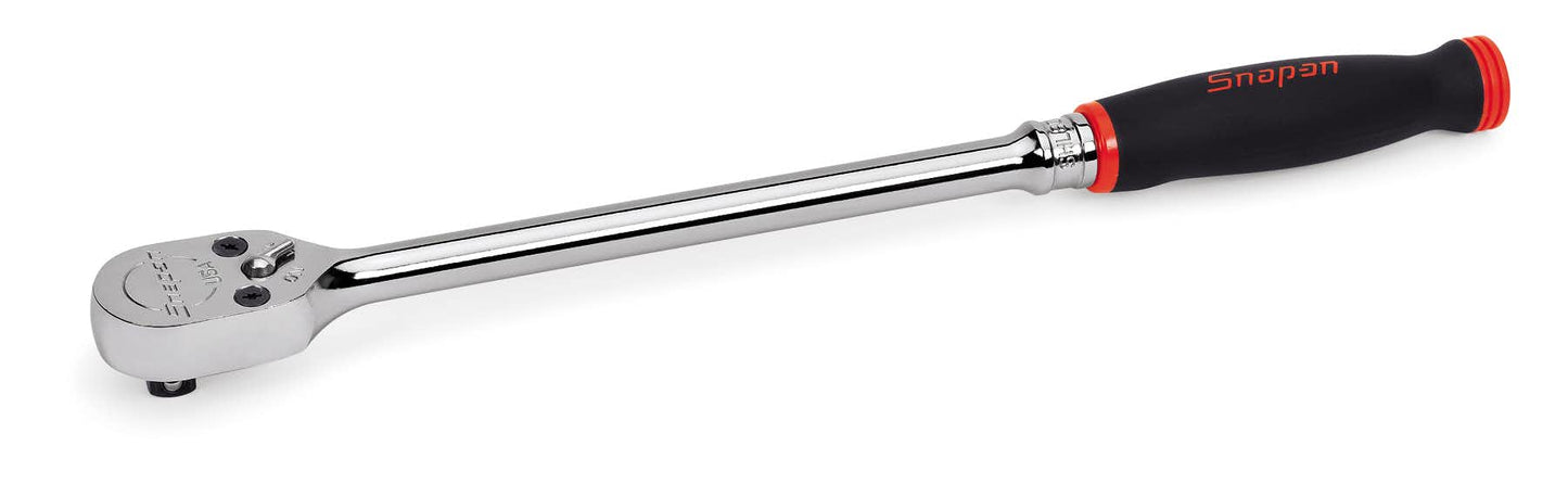 1/2" Drive Dual 80® Technology Soft Grip Long Handle Ratchet (Red)