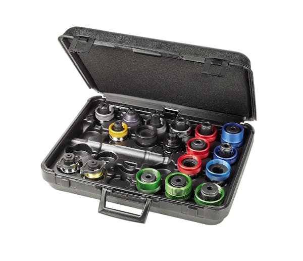 Kit d'adaptateurs pour système de refroidissement en aluminium anodisé 18 pièces (multicolore)