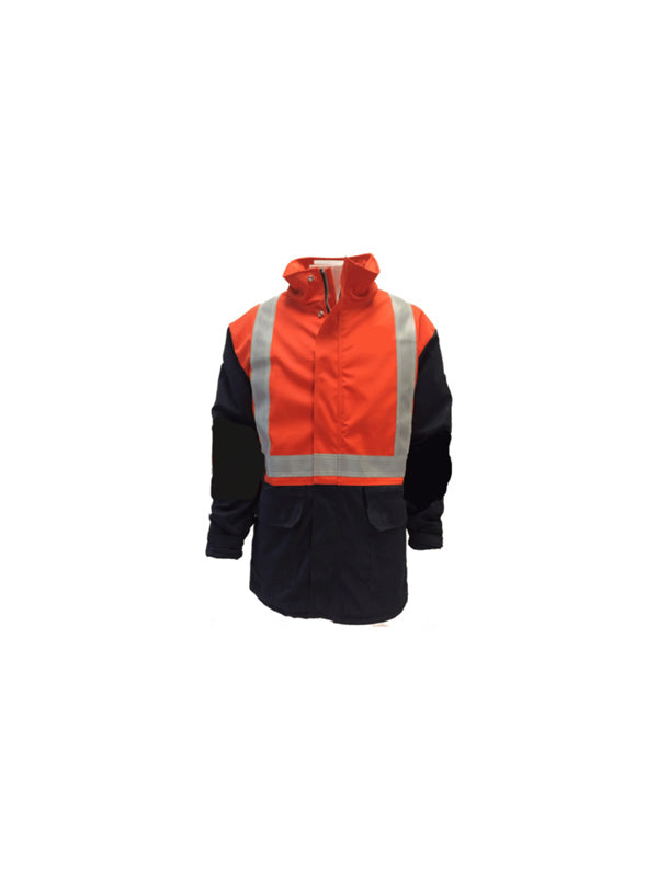 Parka doublé h-vis 2'' gris gr. : l