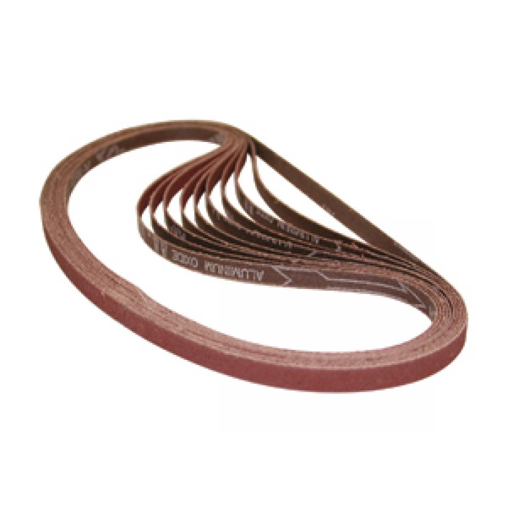 3/8" x 21" Abrasive Belt 80G 10/SE (Aluminum Oxide Abrasive Sanding Belts)