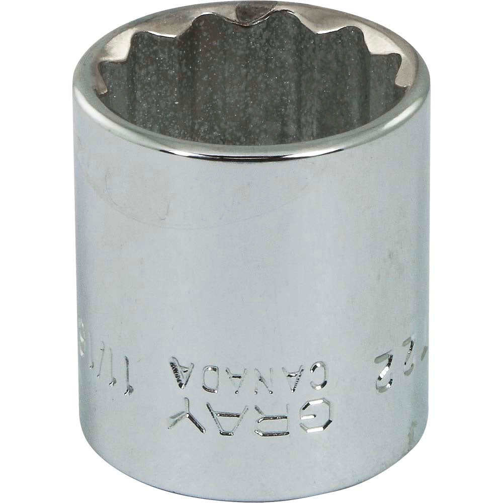 Socket - 3/8" Drive, 11/16" Hex, 12-Point