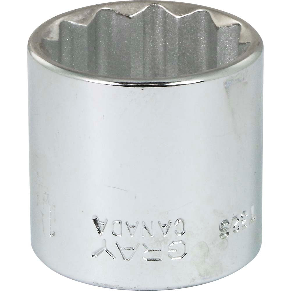 Socket - 3/8" Drive, 1" Hex, 12-Point