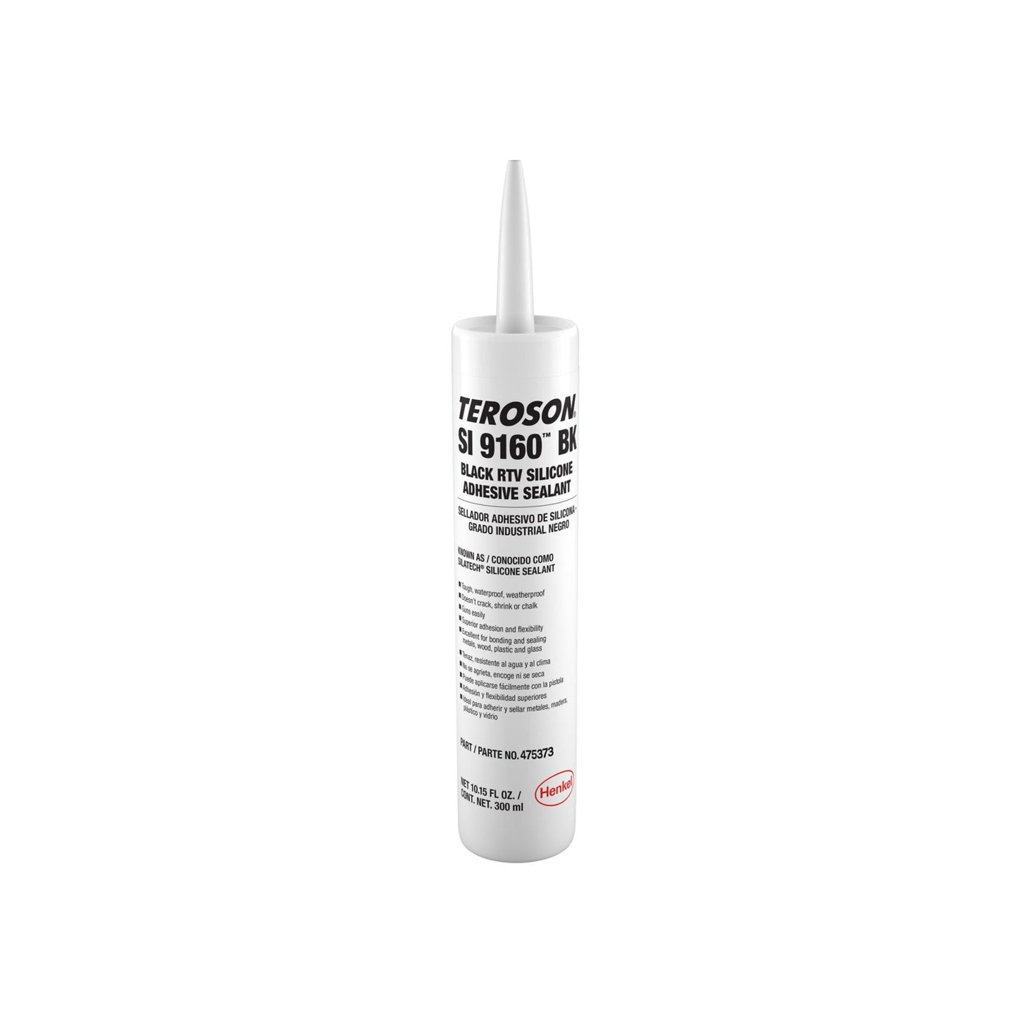 TEROSON® SI 9160, Red, Silicone Adhesive Paste, 300 ml Standard Cartridge