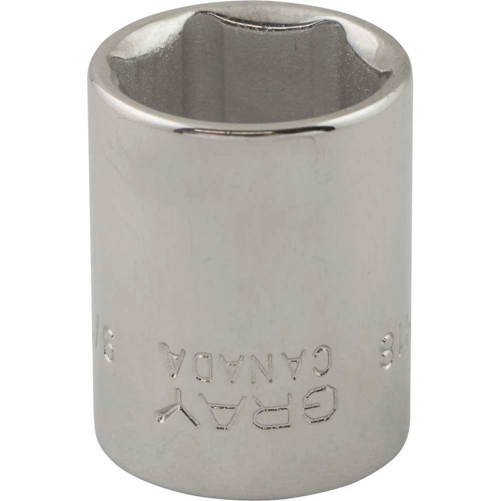 Socket - 3/8" Drive, 9/16" Hex, 6-Point