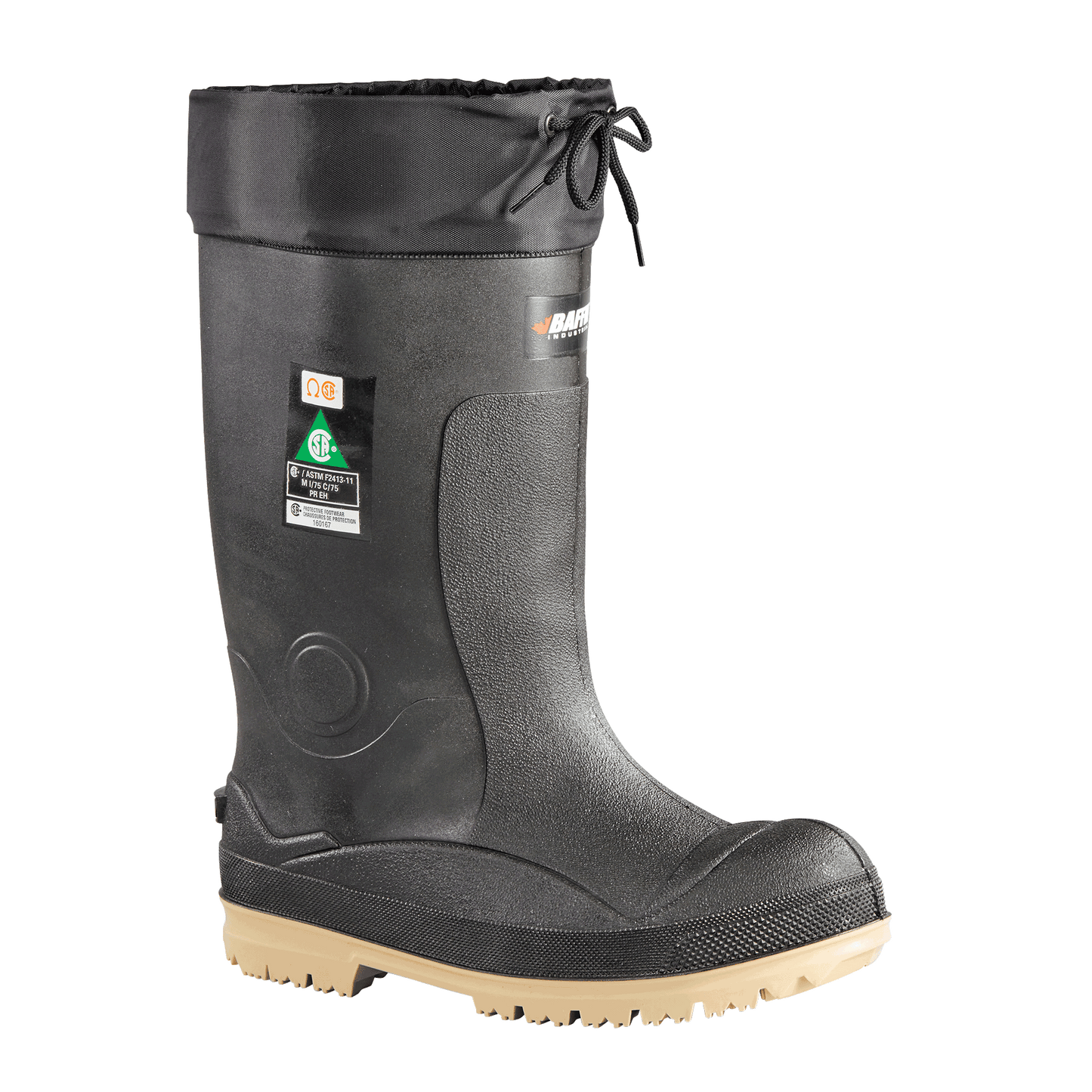 Botte en caoutchouc isolée (-100°C) CSA/ESR noire pointure 12