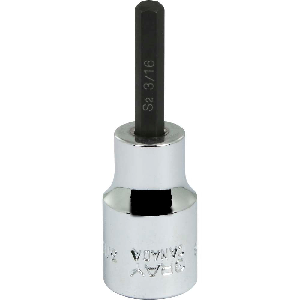 Socket - Hex Head, 3/8" Drive, 3/16" Hex