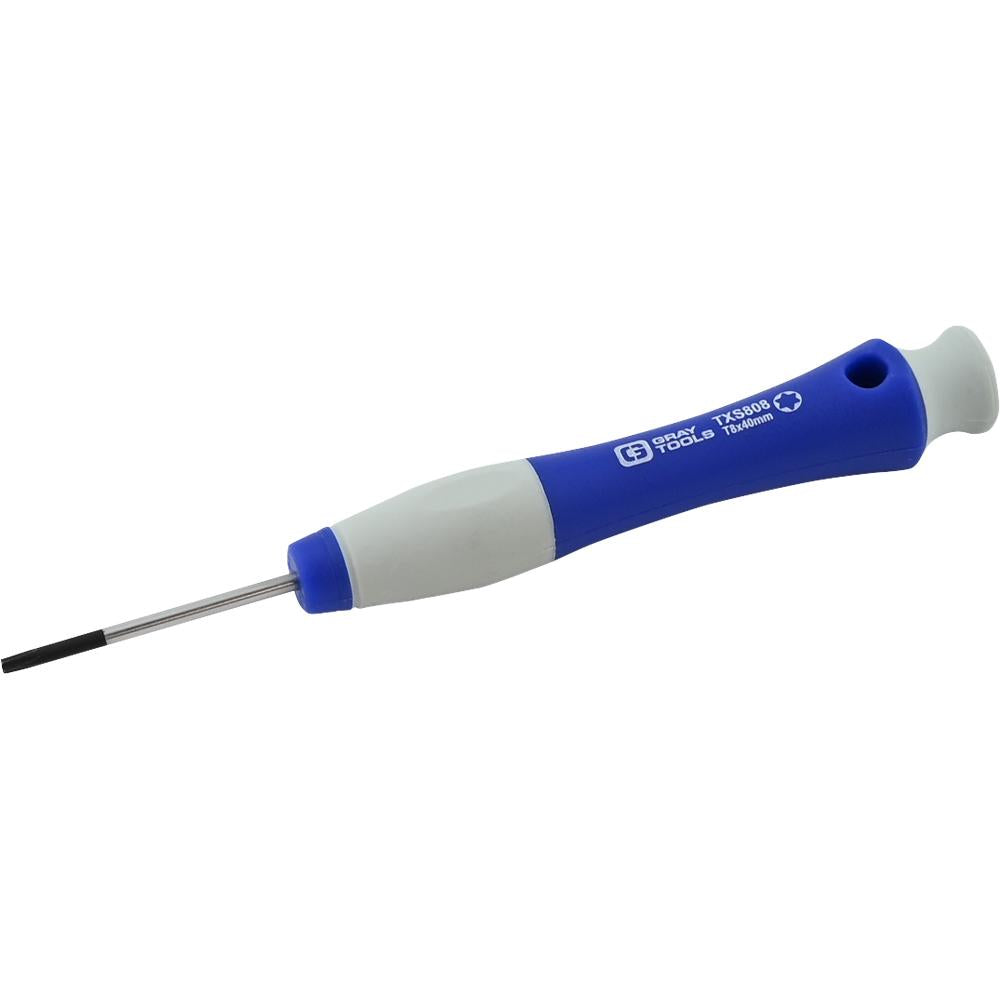 T8 Torx Precision Screwdriver, 1-1/2" Blade Length