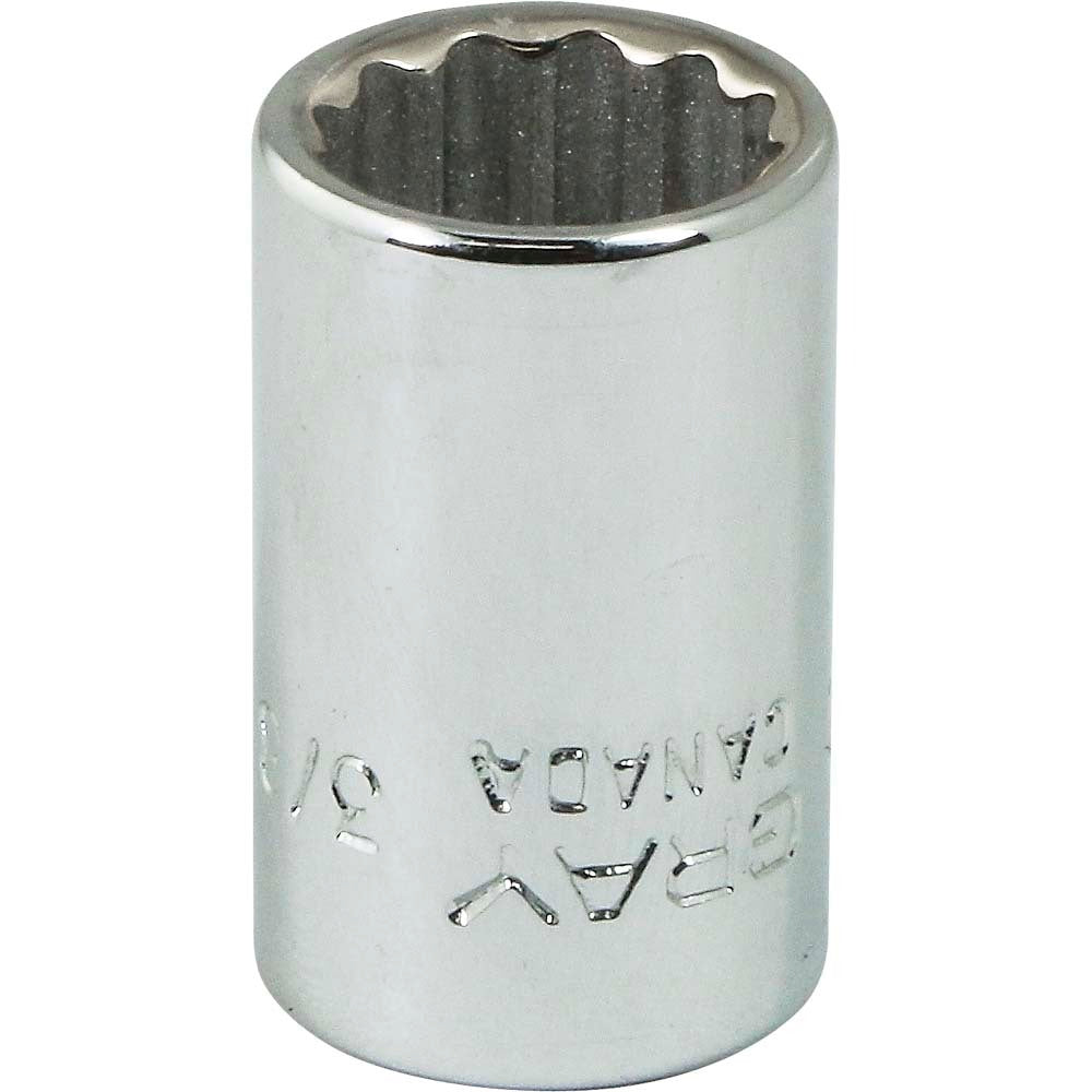 Socket - 1/4" Drive, 3/8" Hex, 12-Point