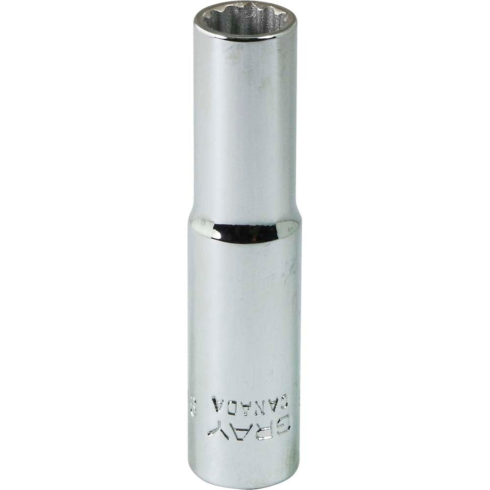 Socket - 9/32" x 1/4" Drive, 12-Point, Deep