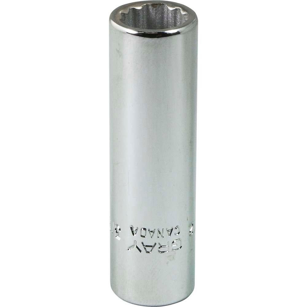 Socket - 3/8" x 1/4" Drive, 12-Point, Deep