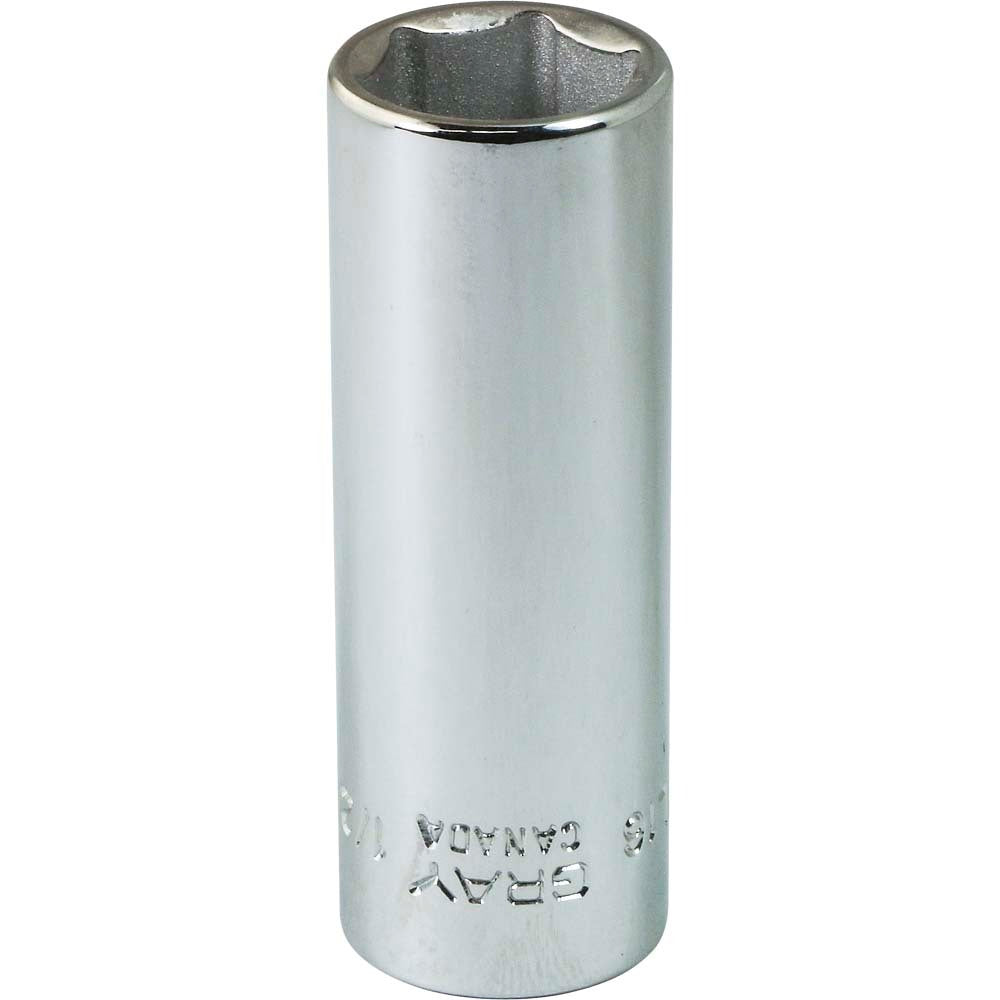 Socket - 1/2" x 1/4" Drive, 6-Point, Deep