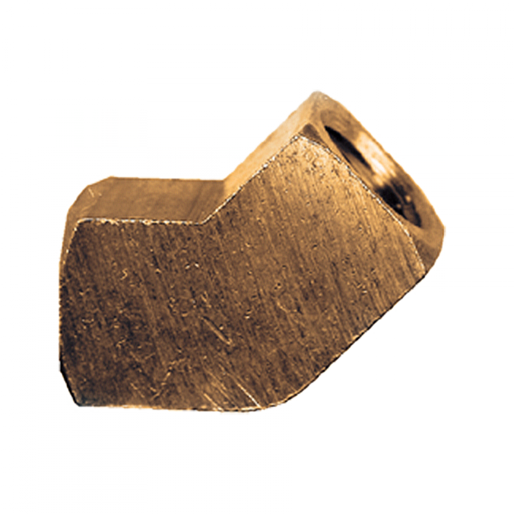 Extruded 45° Elbow, Brass, 1/8 FPT; Xtruded