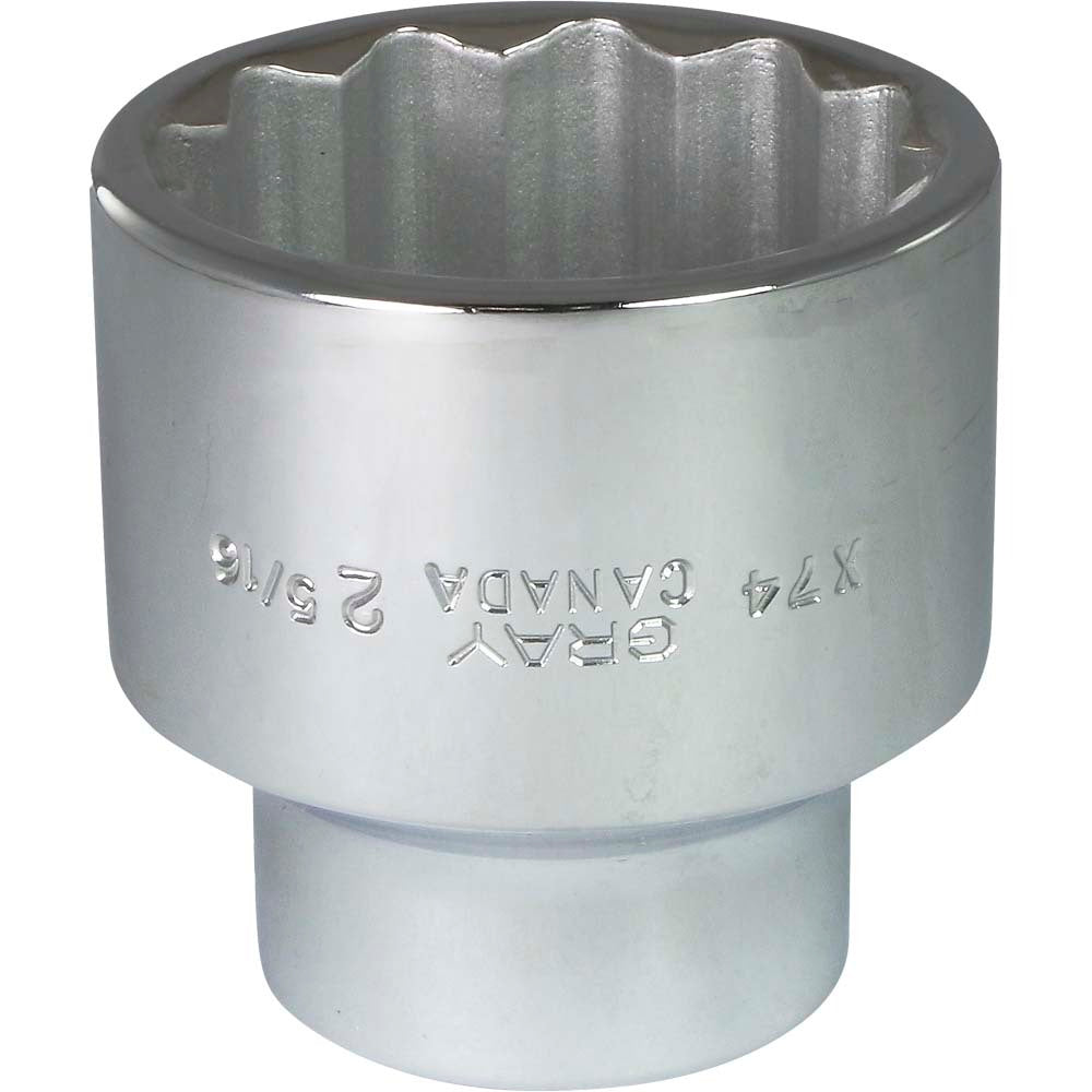 Socket - 1" Drive, 2-5/16" Hex, 12-Point
