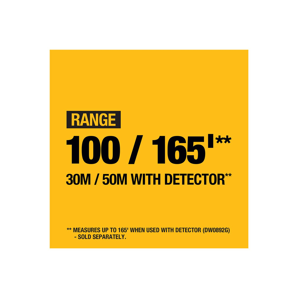 DEWALT Green Cross Line Laser, 165 ft Range