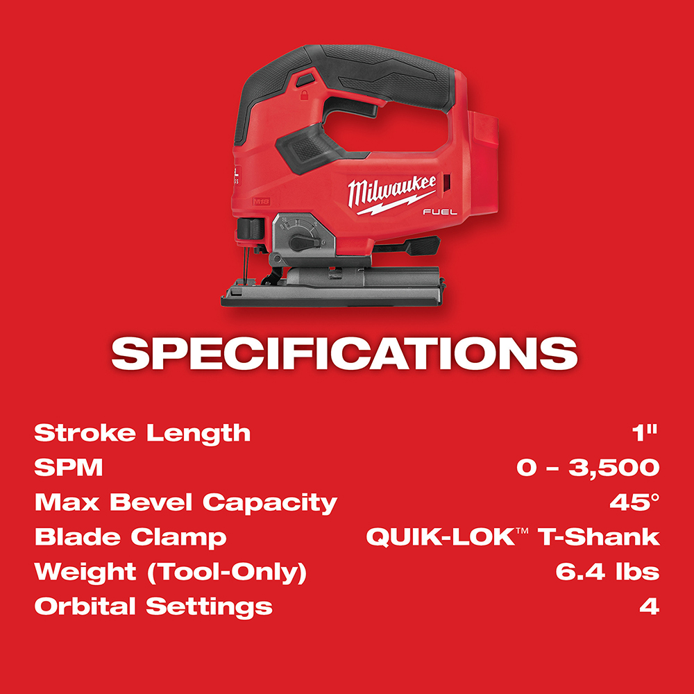 M18 FUEL™ D-Handle Jig Saw