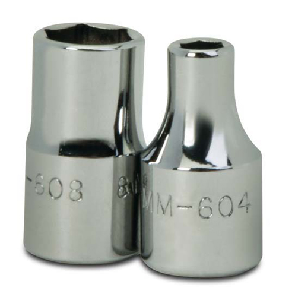 Douille peu profonde métrique à 6 pans de 8 mm 1/4"