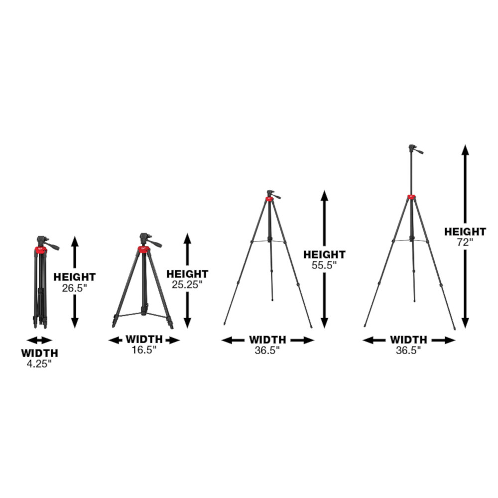 72 in. Laser Tripod