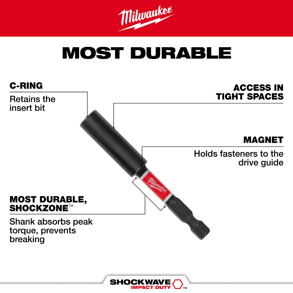 Shockwave Impact Duty 6" Magnetic Bit Holder