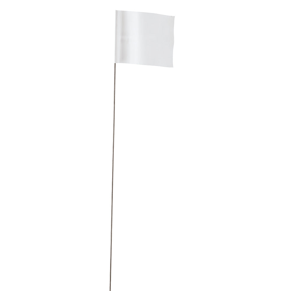 Empire® 2.5 In x 3.5 In White Flag Stakes, 500/PK