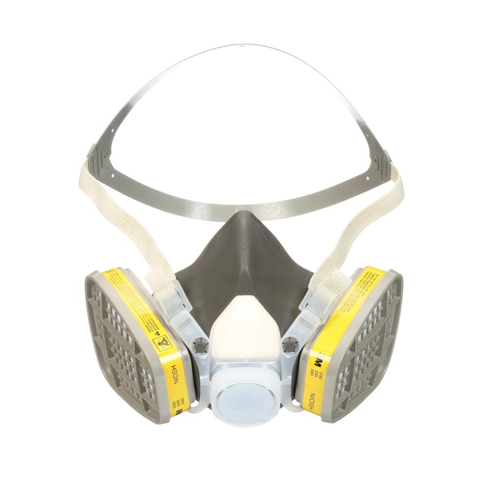Ensemble de respirateur contre les vapeurs organiques et les gaz acides 3M™, 5303, grand