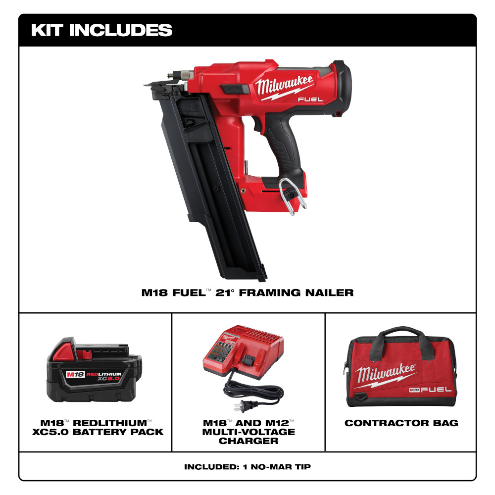M18 FUEL™ 30 Degree Framing Nailer Kit