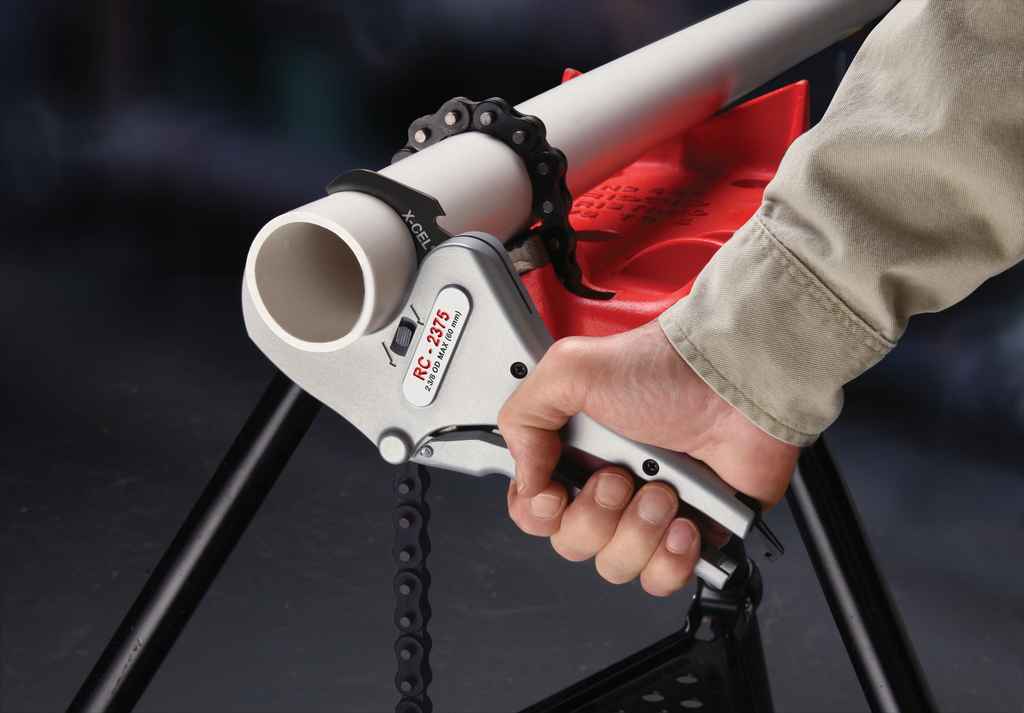 RC-2375 Ratchet Action Plastic Pipe & Tubing Cutter