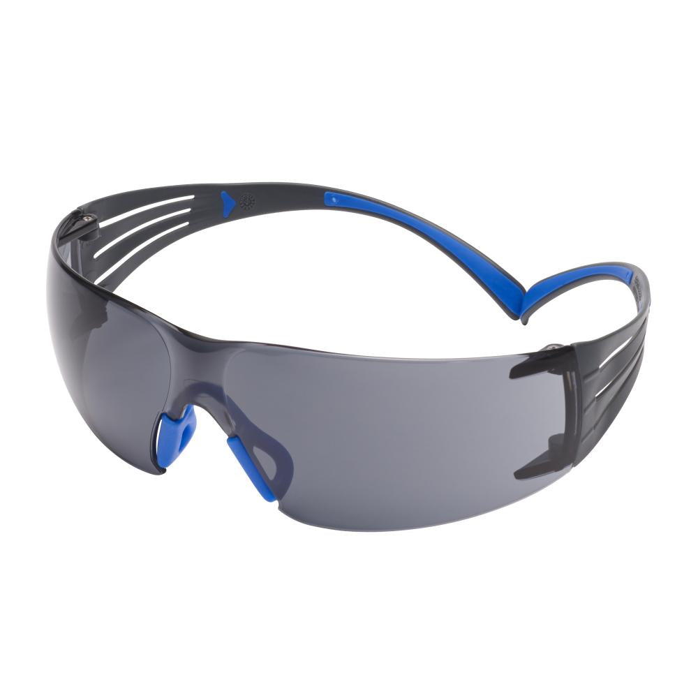 Lunettes de protection 3M™ SecureFit™ série 400, SF402SGAF-BLU, verres antibuée Scotchgard™ gris