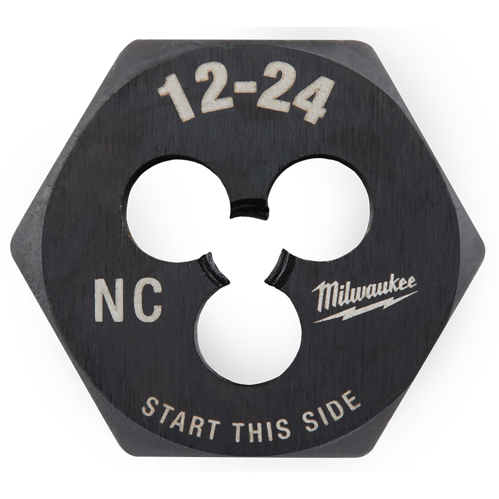 12-24 nc 1-inch Hex Threading Die