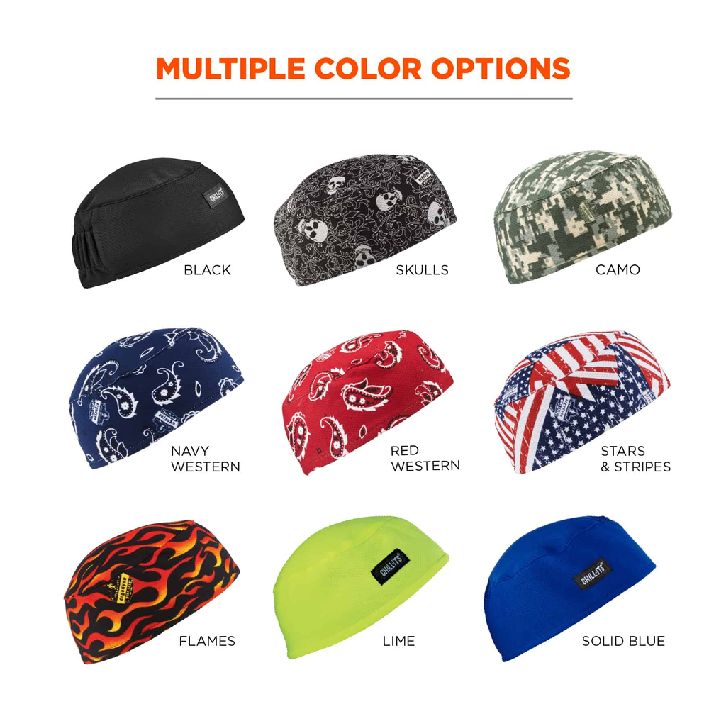 6630 Camo High-Performance Terry Cloth Skull Cap