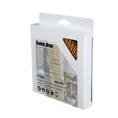 Brosse à soies radiales Scotch-BriteMC, BB-ZB, 15,24 x 1,27 x 2,54 cm (6 x 1/2 x 1 po), avec adaptateur