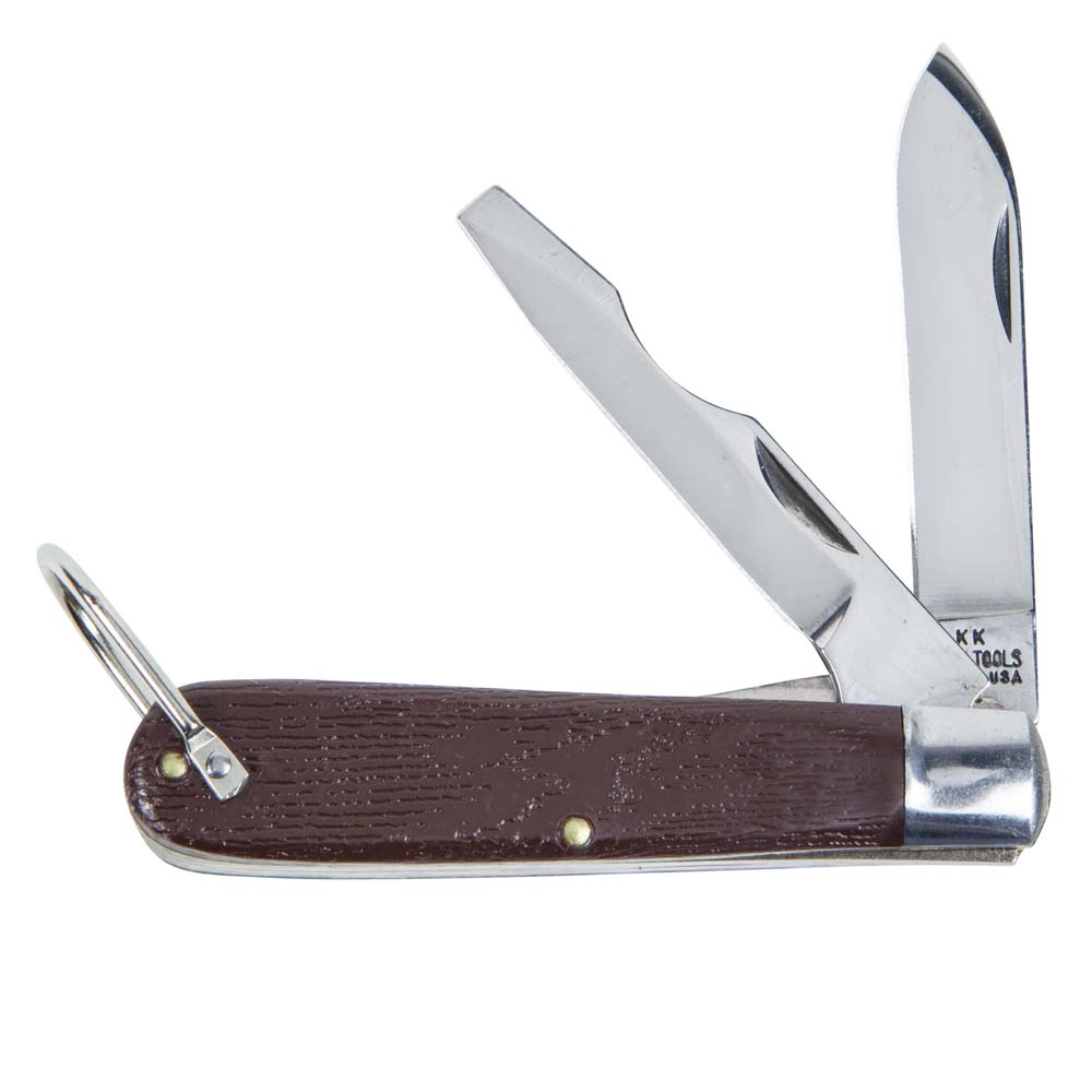 2 Blade Pocket Knife Steel 2-1/2-Inch Blade