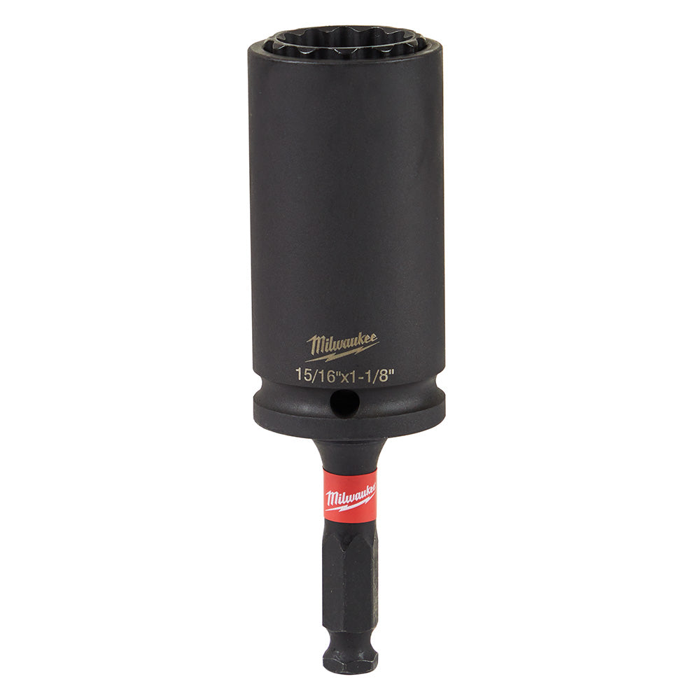 Shockwave™ Lineman ft. S 12pt 15/16 In & 1-1/8 In 2-in-1 Socket