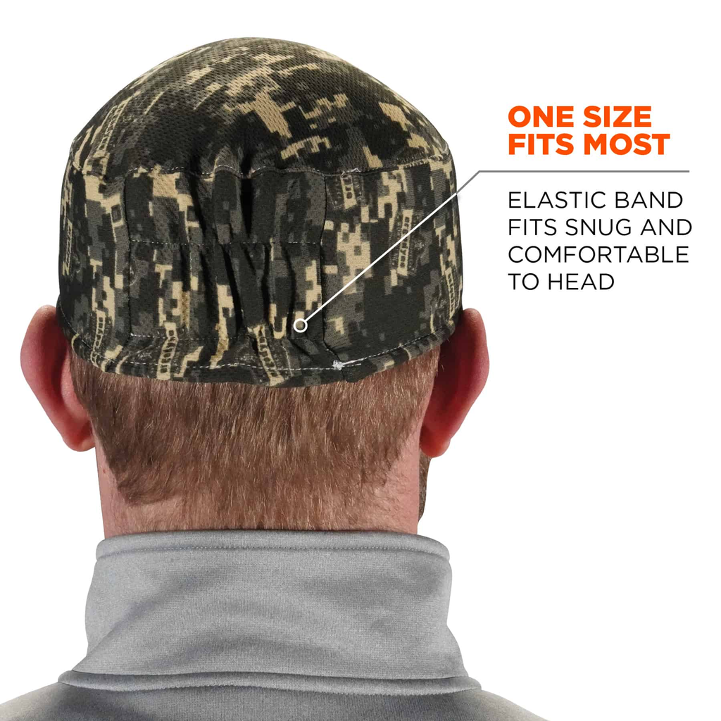 6630 Camo High-Performance Terry Cloth Skull Cap