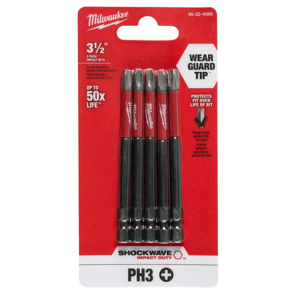 PH3 SHOCKWAVE™ Impact driver bits
