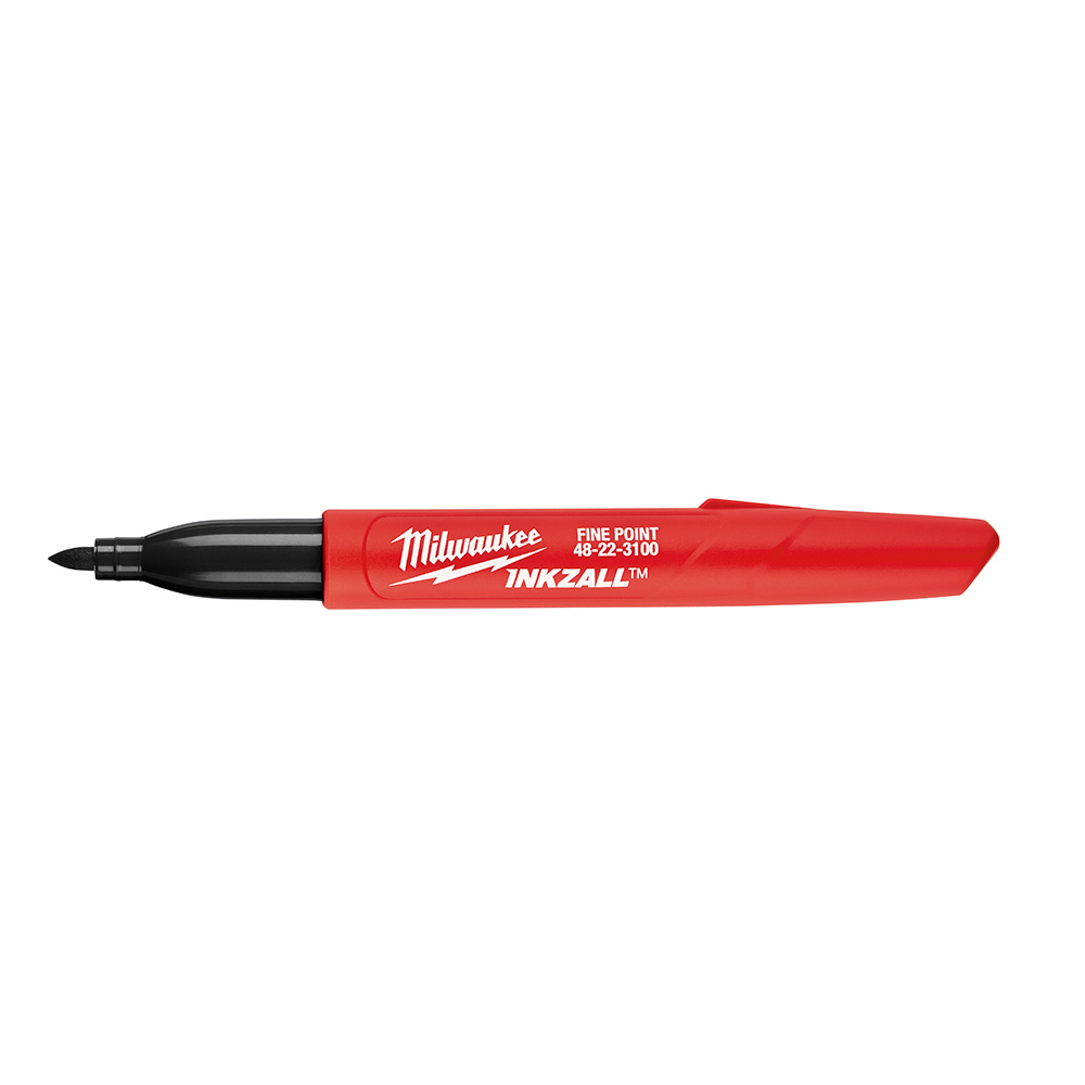 INKZALL™ 12PC Fine Point Black Marker