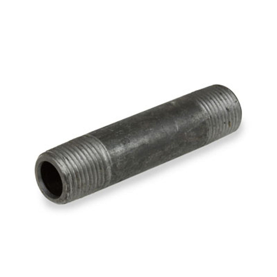 Black 1/2" NPT x 4" Nipple, Schedule 80