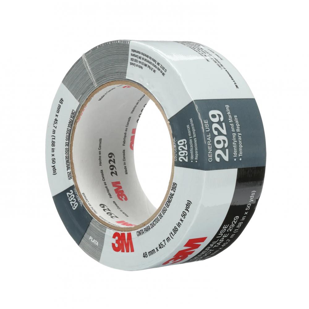 Ruban adhésif à usage général 3M™, 2929, argent, 48 mm x 45,7 m