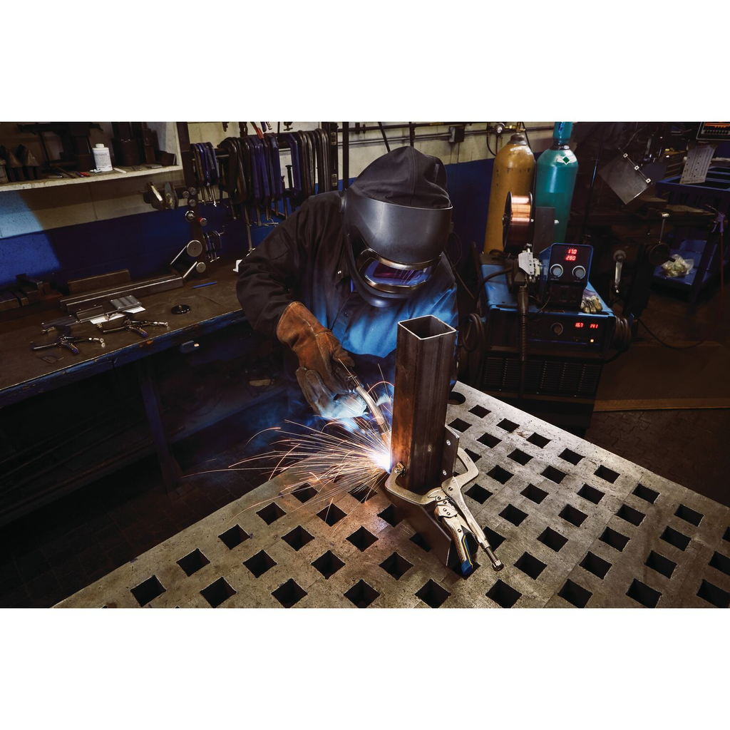 IRWIN Vise-Grip Welding Pliers, Fast Release, C-Clamp With Swivel Pads, 11-Inch