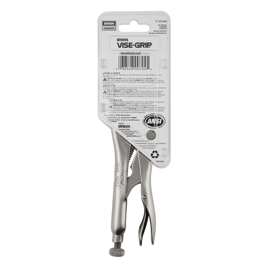 Irwin Vise-Grip Locking Pliers Curved Jaw 7in