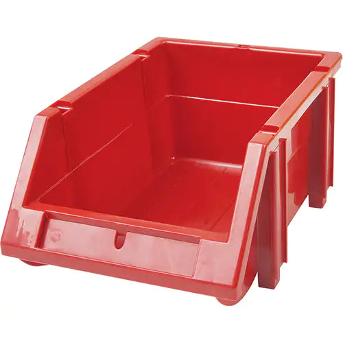 Bac à empiler et à suspendre, 5-7/8" L x 4-11/16" H x 9-13/16" P, rouge