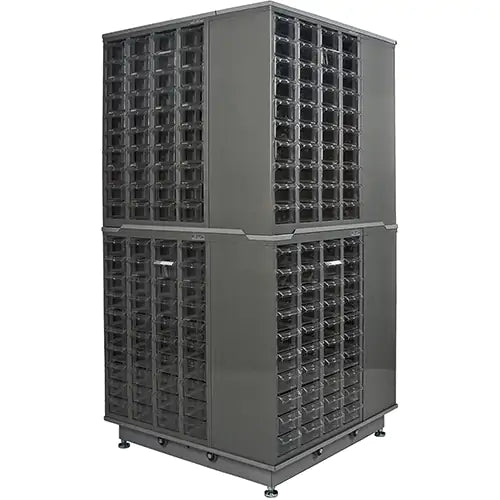 Armoire à pièces KPC-600, acier galvanisé, 40 tiroirs, 18-3/10" x 8-7/10" x 25-3/10", gris