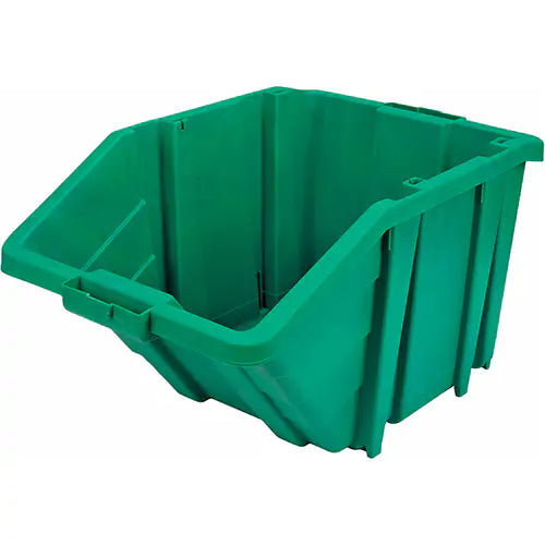 Bac en plastique géant, 15-1/2" L x 13" H x 25" P, vert, capacité de 200 lb