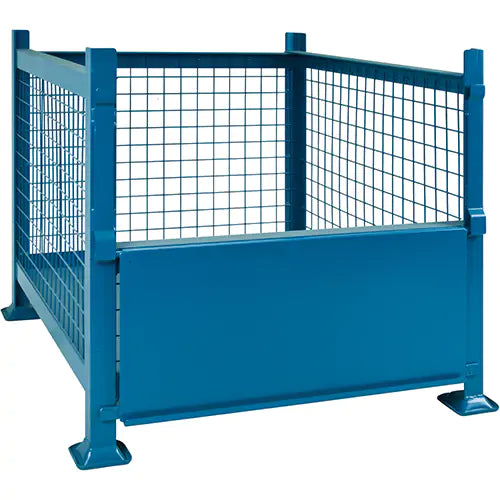 Conteneurs empilables en vrac, 40,5 po de largeur x 48,5 po de profondeur x 30 po de hauteur, capacité de 3 000 lb
