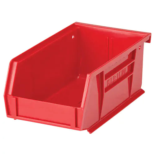Bac à empiler et à suspendre, 4-1/8" L x 3" H x 7-3/8" P, rouge